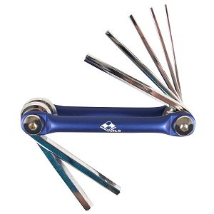 ALD 折疊板手組 1.5- 6MM 藍 六角